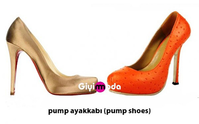 Pump ayakkabı (pump shoes)