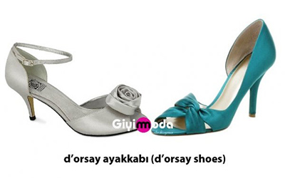 D’orsay ayakkabı (d’orsay shoes)
