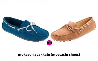 Mokasen ayakkabı (moccasin shoes)