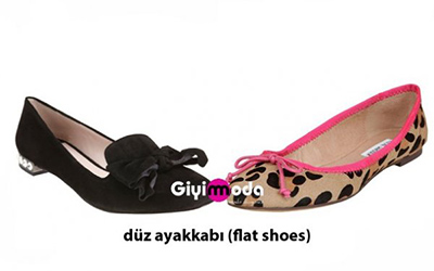 Düz ayakkabı (flat shoes)