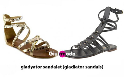 Gladyatör sandalet (gladiator sandals)