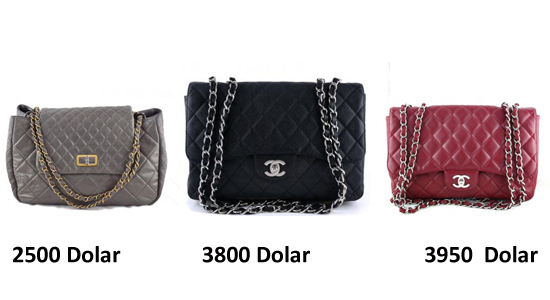 Dünyanın en iyi ve pahalı çanta markalarından Chanel Çanta Modelleri ve Fiyatları