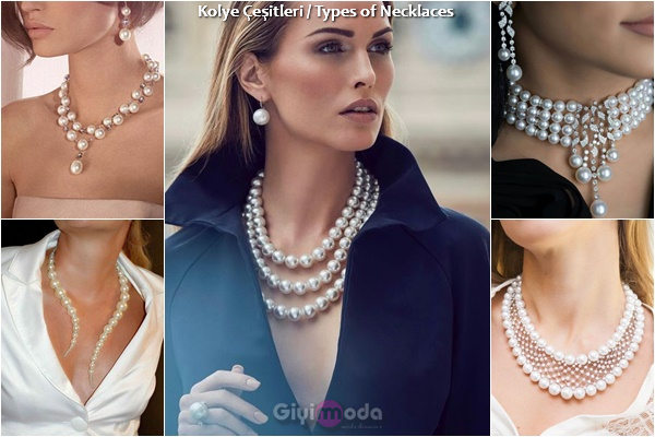 İnci kolyeler - Pearl necklaces