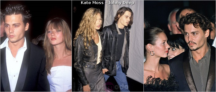 Kate Moss ve Johny Deep