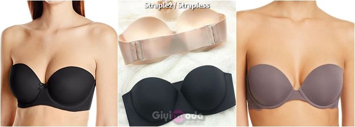 Straplez sütyen modelleri / Strapless bras