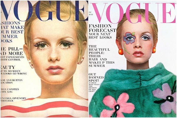 1967 Nisan ve Temmuz aylarında Vogue dergisinin kapak resimleri