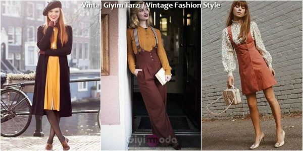 Vintaj Giyim Tarzı 1970ler