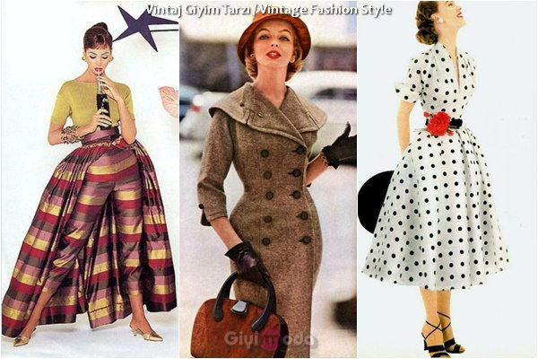 Vintaj Giyim Tarzı 1950ler