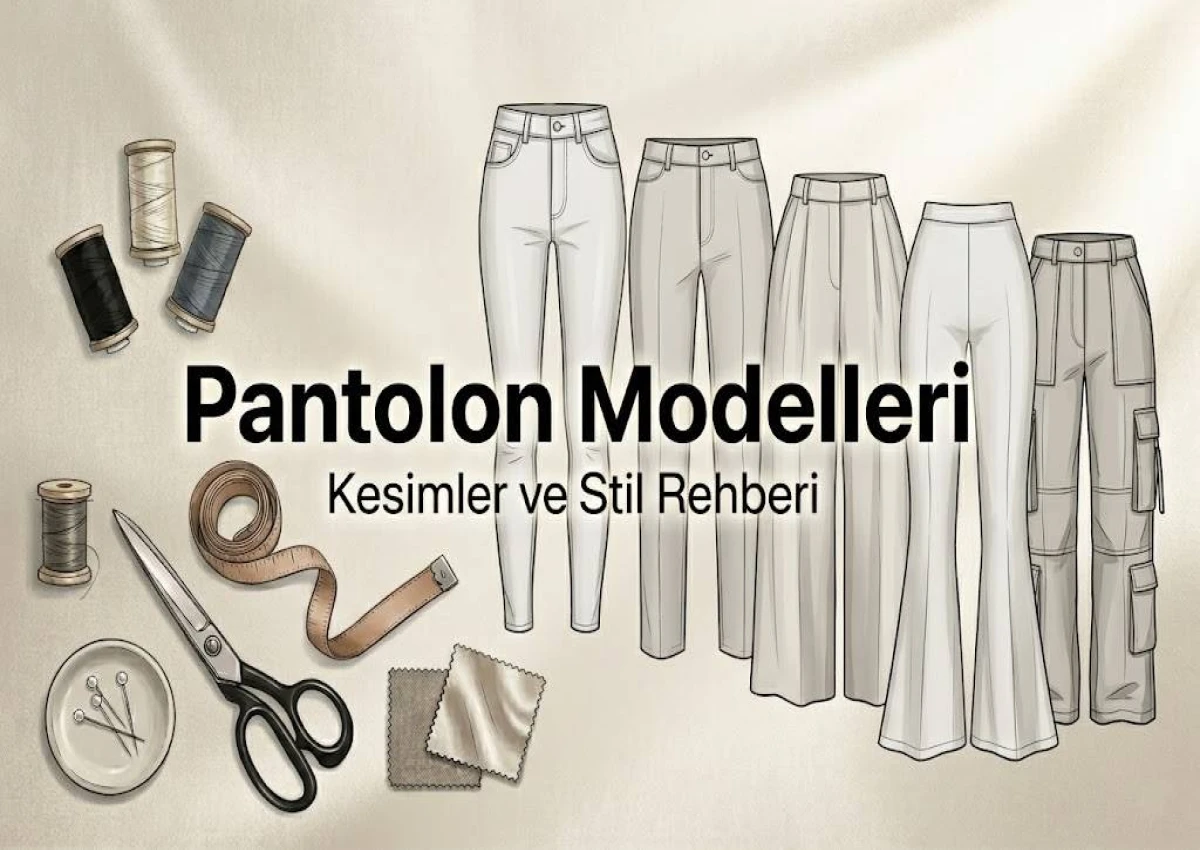 Pantolon Modelleri Rehberi: Moda Tasarımda En Çok Kullanılan Kesimler