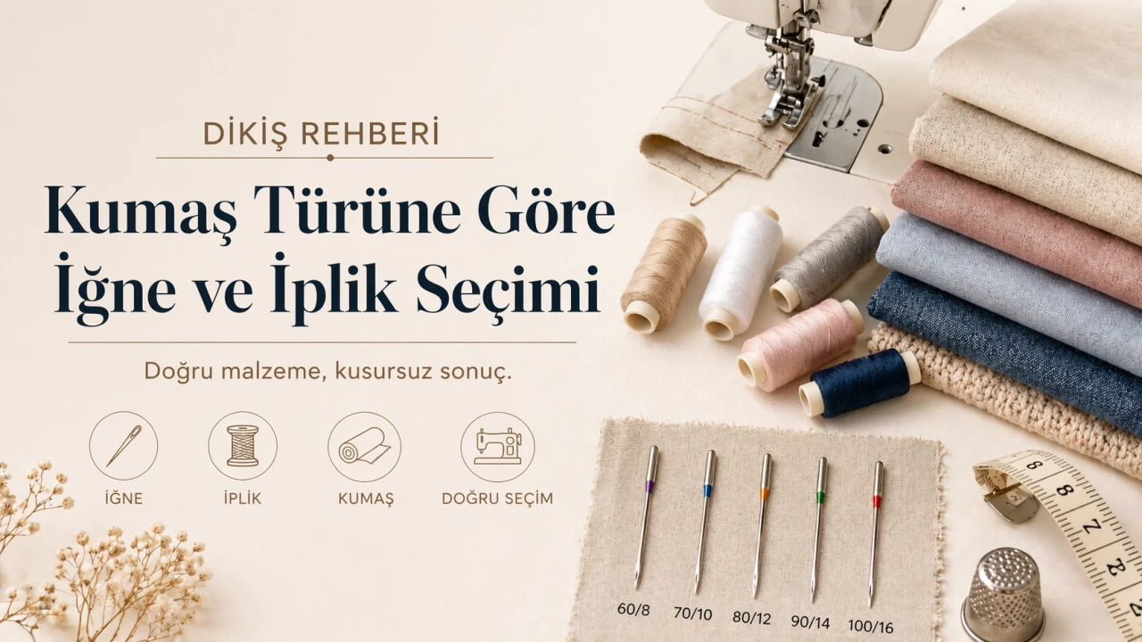 Kumaş Türüne Göre İğne ve İplik Seçimi: Doğru Dikişin Temeli