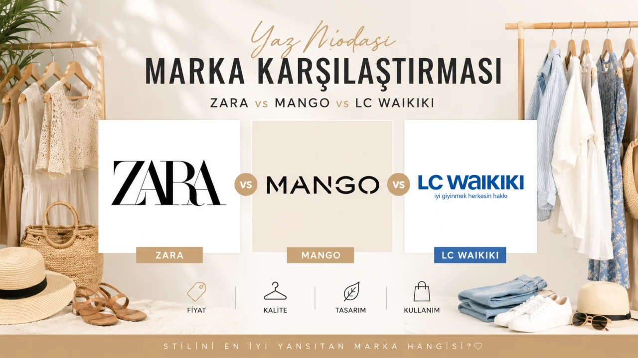 Zara vs Mango vs LC Waikiki: 2026 Yaz Koleksiyonları Karşılaştırması