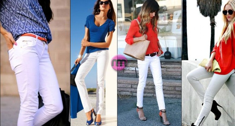 Beyaz Pantolon Nasıl Giyilir? Beyaz Jeans Kombinleri