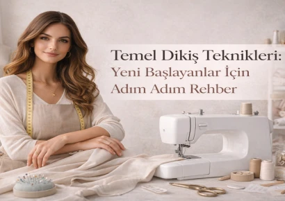 Temel Dikiş Teknikleri: Yeni Başlayanlar İçin Adım Adım Rehber